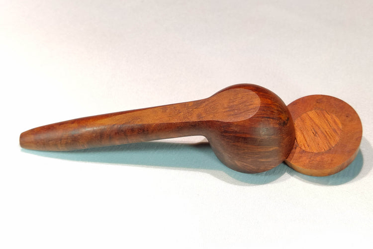 Briarwood Smoking Pipe with Bubinga Inlayed Cap