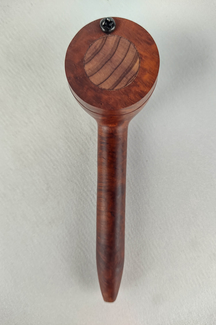 Briarwood Smoking Pipe with Aromatic Red Cedar Inlayed Cap