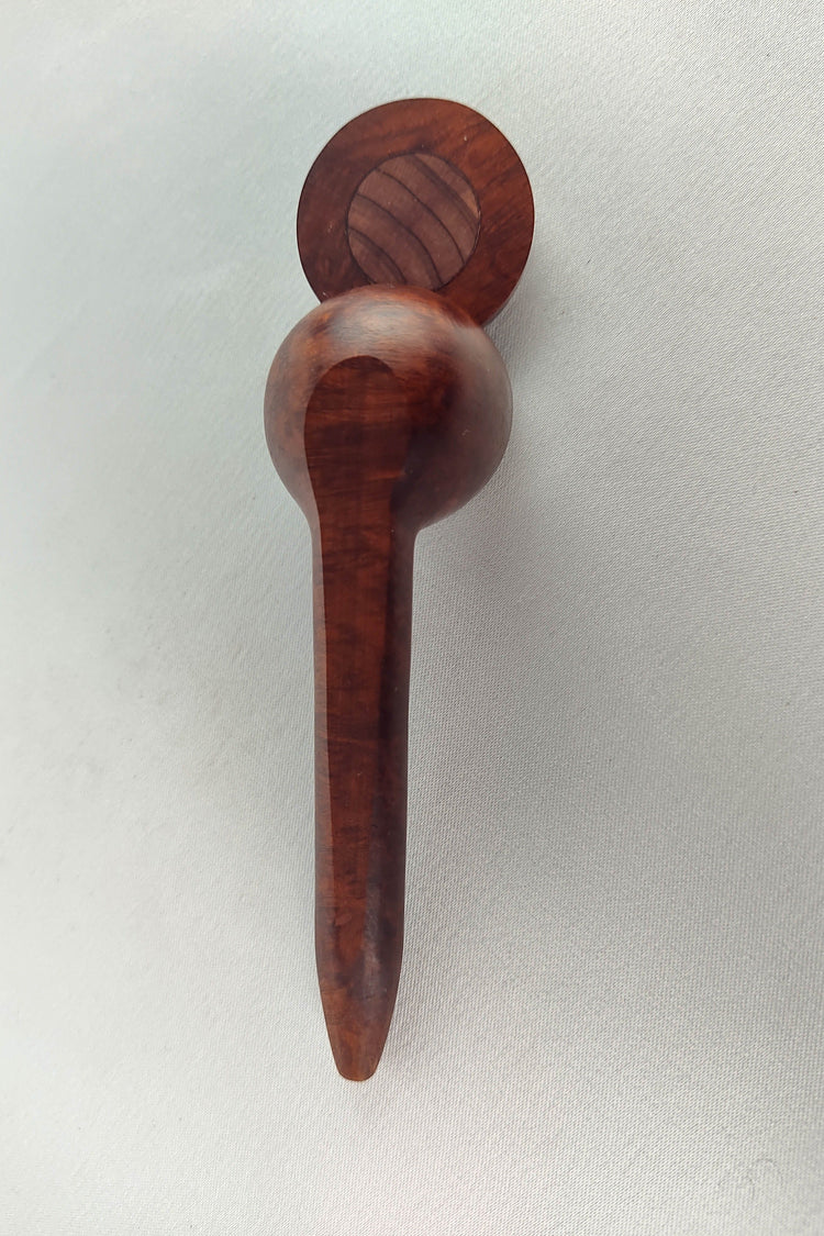 Briarwood Smoking Pipe with Aromatic Red Cedar Inlayed Cap